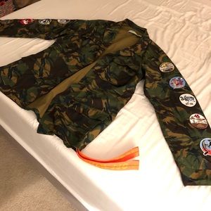 “OFF WHITE” Camouflage Arrows Jacket